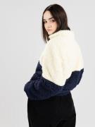 Kazane Zoe Hoodie med Dragkedja white asparagus/peacoat