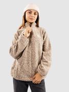 Volcom Pheelin It Mock Neck Half-Zip Fleecetröja leopart