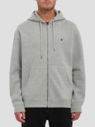 Volcom Single Stone Hoodie med Dragkedja heather grey