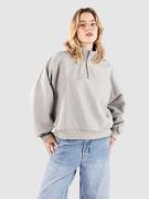 Vans Elevated Double Knit Loose Mock Neck Half-Zip Tröja cement heathe...