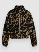 Roxy Boundless Spirit Zippered Fleecejacka anthracite big flowers