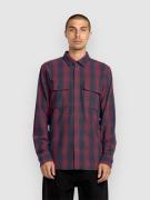 Volcom Shadowstone Flannel Skjorta navy