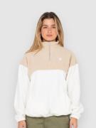 Rusty Tonal Division Polar Half-Zip Fleecetröja oatmeal