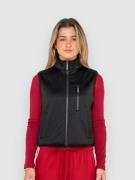 Rusty Le Skimmer Fleece Väst black