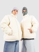 Urban Classics Fabric Mix Teddy Puffer Jacka whitesand