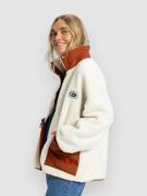 Quiksilver Minto Sherpa Fleece Jacka snow white