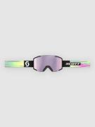 Scott Shield Black/Neon Yellow Goggle amp lavender chrome s3