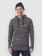 Light Hooded Knit Trail Pullover salt/pepper