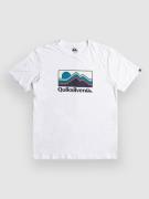 Quiksilver Gradient Mountains Kids T-Shirt white