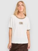 Quiksilver Ringer Screen T-Shirt snow white