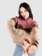 Santa Cruz BT Classic Strip Quarter Crew Half-Zip Fleecetröja dusty ro...