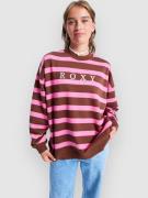 Roxy Strictly Stripes Oversized Tröja tiramisu strictly stripe