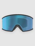 Scott Ambit Black/White Goggle amp aurora grn chrome s1