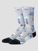 Stance Microbial Crew Socks stringgrey