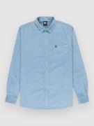 Quiksilver Smoke Trail Cord Skjorta ashley blue