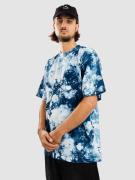Shaka Wear 7.5 Max Heavyweight Tie Dye T-Shirt navy/white