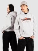 Thrasher X Spitfire Big Head Outline Hoodie ash grey