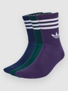 adidas Originals 3S Crew S 3P Socks nindig/aurivy/aurplu