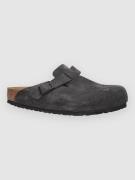 Birkenstock Boston Suede Leather Sandaler velvet grey
