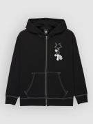 Element Keychain Hoodie med Dragkedja flint black