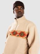 Rhythm Dusty Quarter Half-Zip Fleecetröja natural