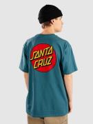 Santa Cruz Classic Dot Chest T-Shirt teal