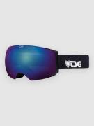 TSG Two Solid Black-Blue Goggle solid black/blue