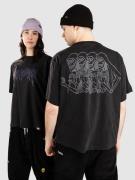 Jacker Skeleton Garment Dyed T-Shirt black
