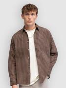 Redefined Rebel Miguel Skjorta brown check