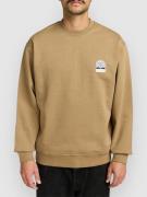 RVCA Palm Crest Crew Fleecetröja coyote