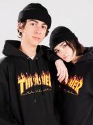 Thrasher Flame Hoodie black