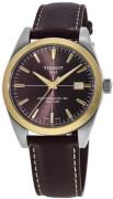 Tissot Herrklocka T927.407.46.291.01 Silicium Brun/Läder Ø40 mm