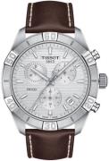 Tissot Herrklocka T101.617.16.031.00 Pr 100 Silverfärgad/Läder Ø44