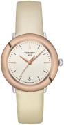 Tissot Damklocka T929.210.46.261.00 T-Gold Antikvit/Läder Ø33 mm