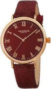 Akribos XXIV Damklocka AK1081RD Classic Röd/Läder Ø36 mm