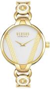 Versus by Versace Damklocka VSPER0219 Saint Germain Vit/Gulguldtonat