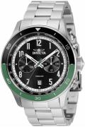 Invicta Herrklocka 35668 Speedway Svart/Stål Ø46 mm