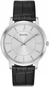 Bulova Herrklocka 96A202 Classic Silverfärgad/Läder Ø40 mm