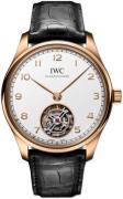 IWC Herrklocka IW545801 Portugieser Vit/Läder Ø42.4 mm