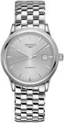 Longines Herrklocka L4.984.4.72.6 Flagship Silverfärgad/Stål Ø40 mm