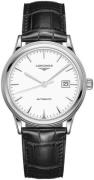 Longines Herrklocka L4.984.4.12.2 Flagship Vit/Läder Ø40 mm