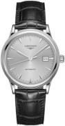 Longines Herrklocka L4.984.4.72.2 Flagship Silverfärgad/Läder Ø40