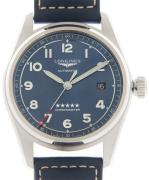 Longines Herrklocka L3.810.4.93.0 Spirit Blå/Läder Ø40 mm