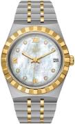 Tudor Damklocka M28403-0007 Royal Vit/18 karat gult guld Ø34 mm