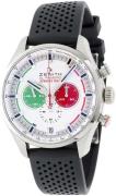 Zenith Herrklocka 03.2521.400-07.R576 El Primero Vit/Gummi Ø45 mm