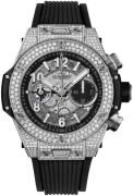 Hublot Herrklocka 421.NX.1170.RX.1704 Big Bang 44mm Svart/Gummi Ø44