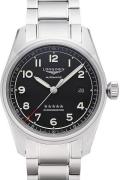 Longines Herrklocka L3.810.4.53.6 Spirit Svart/Stål Ø40 mm