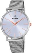 Festina Damklocka F20475-3 Lila/Stål Ø38 mm