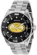 Invicta Herrklocka 29696 Dc Comics Svart/Stål Ø44 mm