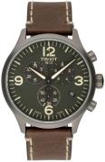 Tissot Herrklocka T116.617.36.097.00 T-Sport Grön/Läder Ø45 mm